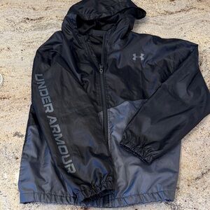Under Armour Two-Tone Black and Gray Windbreaker